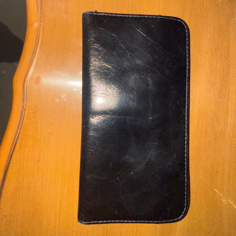 Hobo Black Leather Wallet 2025